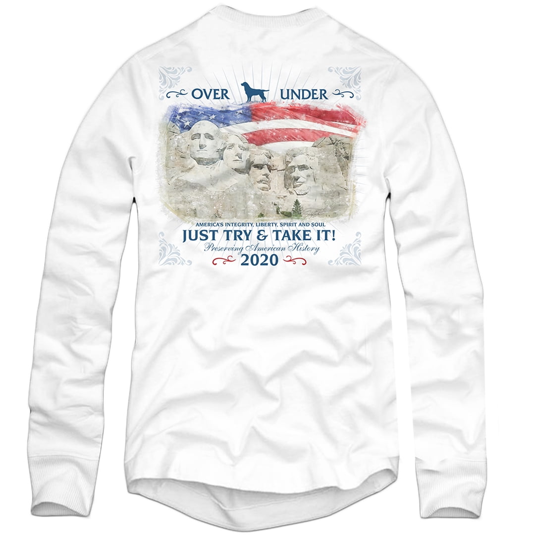 Over Under Mount Rushmore Long Sleeve T 