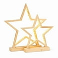 thumbnail image 3 of MDR Trading AB-27-OUTLINE-577-LG-Q01 Modern LED Star Light Decoration, Natural, 3 of 4