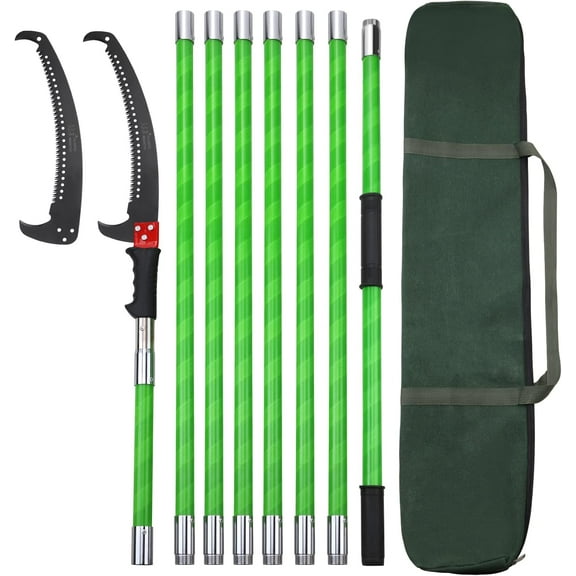 27 Feet Tree Pole Pruner Manual Branches Trimmer Tree Branch Garden Tools Loppers Hand Pole Saws Extendable Height