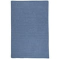 thumbnail image 2 of Colonial Mills Sunbrella Solid Braided Blue Area Rug 2x3, 2 of 3