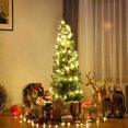 thumbnail image 3 of Árbol de Navidad Artificial Costway 150cm Abeto Verde de PVC Decoración Fiesta Navidad, 3 of 7