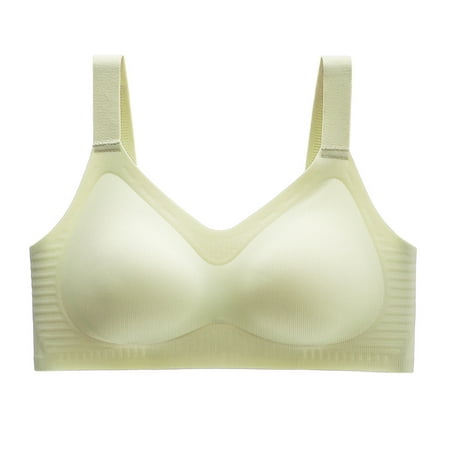 

Tawop Sexy Bras For Women Underwire Women S Rimless Stretch Cup Elastic Mint Green 6