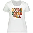 thumbnail image 3 of Inktastic Thanksgiving Gobble Gobble Y'all Women's Plus Size T-Shirt, 3 of 5