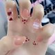 thumbnail image 2 of 24 Uds. Uñas postizas de estilo dulce, párrafo corto/largo, extraíbles, 2 of 4