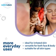WaterWipes Sensitive Soothing, 99% Water with Botanical Extract, Unscented Baby Wipes, 240 Wipes