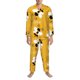 thumbnail image 3 of Fotbe Cute Bee Butterfly Yelllow Pijama de Hombre con Estampado de Manga Larga, Conjunto de 2 Piezas, Ropa de Dormir Suave y Cómoda con Bolsillos-Small, 3 of 7