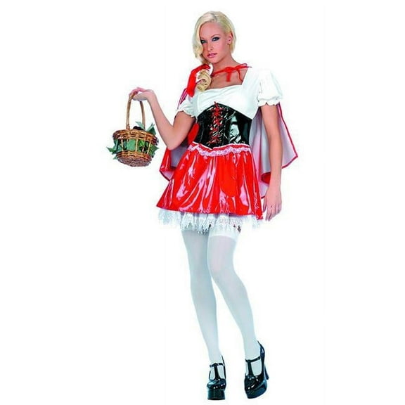 Music Legs Women's 70076-M-L 2 Piece Vinyl Red Riding Hood; Medium & Large 70076-M/L