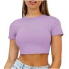 Purple womens tops summer