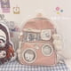 thumbnail image 2 of Backpack With Stuffs Back To School Supplies Aesthetic Backpack Pastel Middle School Backpack For Girls Boys (pink), 2 of 5