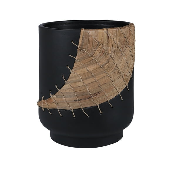 Elk Home Wayde Scandinavian Vase in Black Finish