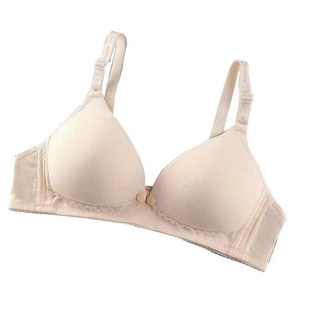 Minimizer Bras for Women Women s Wire Nursing Bra Front Opening Maternity Bra For Breastfeeding Comfortable And Supportive Striped Innerwear Push Up Bras for Women(Size:40/90)