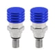 thumbnail image 1 of Unique Bargains 2pcs M4x0.7 Tornillo Universal para Motocicleta Dirt Bike Motocross Válvula de Purgado de Aire de Horquilla Metal Azul, 1 of 1