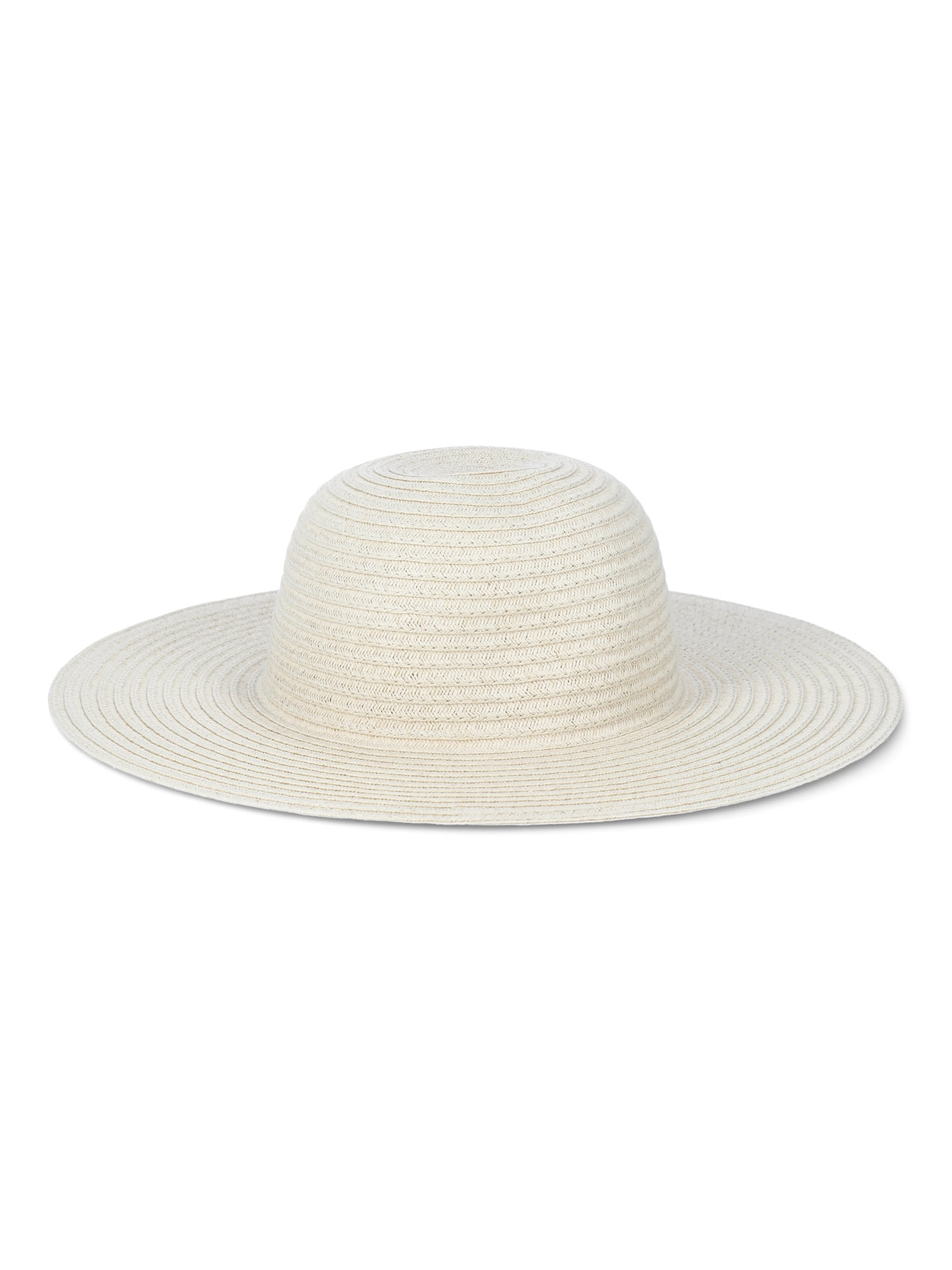 Time and Tru Women’s Floppy Hat, Light Natural, One Size Fits Most