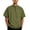 Army Green, variant on T Shirts for Men Half Zip Mock Neck Short Sleeve Loose Fit Moisture Wicking Casual Summer Shirt Lightweight Training Tees Camel 4XL