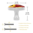 thumbnail image 3 of 4 Pcs Sunflower Knobs for Kitchen Cabinet Cupboard Dresser Bookcase Drawer Pulls Handles Round Home Decor, 3 of 5