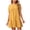 Yellow womens dresses, variant on Wycnly Womens Dresses Loose Flowy Ruffle Swing Soft Cotton Linen Beach Mini Sun Dresses Casual Solid Round Neck Short Sleeve Short Summer Dress Black m Under $5