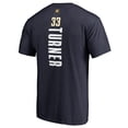 thumbnail image 3 of Men's Myles Turner Navy Indiana Pacers Backer Name and Number T-Shirt, 3 of 3