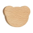thumbnail image 2 of Modern Beechwood Cabinet Handles For Drawers And Doors Natural Pulls Kitchen Bathroom Hardware, 2 of 5