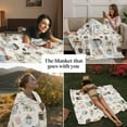 thumbnail image 6 of Cartoon Coffee Throw Blankets, Gift for Coffee Lover Soft Fleece Blanket Decorative for Home Sofa Couch Chair Living Bedroom, 40x50 inches,, 6 of 9