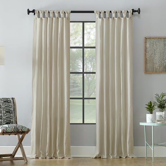 Archaeo Sarro Washed Cotton Twist Tab Curtain, 52" x 84"