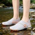 thumbnail image 4 of CHICVOMEY Mens Non-Slip Velcro Water Shoes Couple Quick-Dry Breathable Barefoot Shoes womens Lightweight Flexible Sport Shoes for Fishing Aqua Pool Snorkeling, 4 of 9