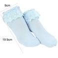 thumbnail image 7 of SPRING PARK 1 Pair Women Ankle Socks, Lace Ruffle Frilly Comfortable Cute Cotton Socks Ladies Girl Princess Lace Socks, 7 of 7