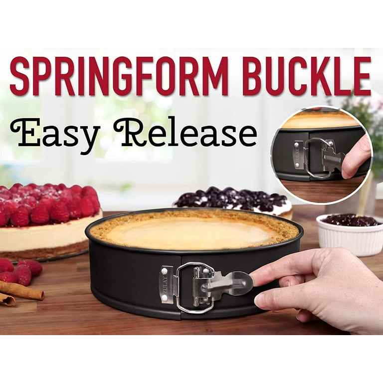 6 Inch Non-stick Springform Pan With Removable Bottom - Leakproof