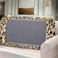 thumbnail image 3 of ZUXONGSY Leopard Print Sofa Cushion Covers Outdoor Cushion Protector Cover 2 Seater Elastic Separate Sofa Slipcover Couch Cushion Slipcover with Elastic Edge Dust Cover for Dining Room, 3 of 5