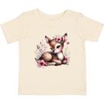 thumbnail image 3 of Inktastic Baby Girl Deer Cottagecore Girls Baby T-Shirt, 3 of 5