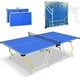 thumbnail image 1 of Mesa de Ping Pong Tamaño completo Plegable SereneLife, Portátil, Incluye Red, Pinzas y Postes, Diseño Ahorrador de Espacio, 1 of 3