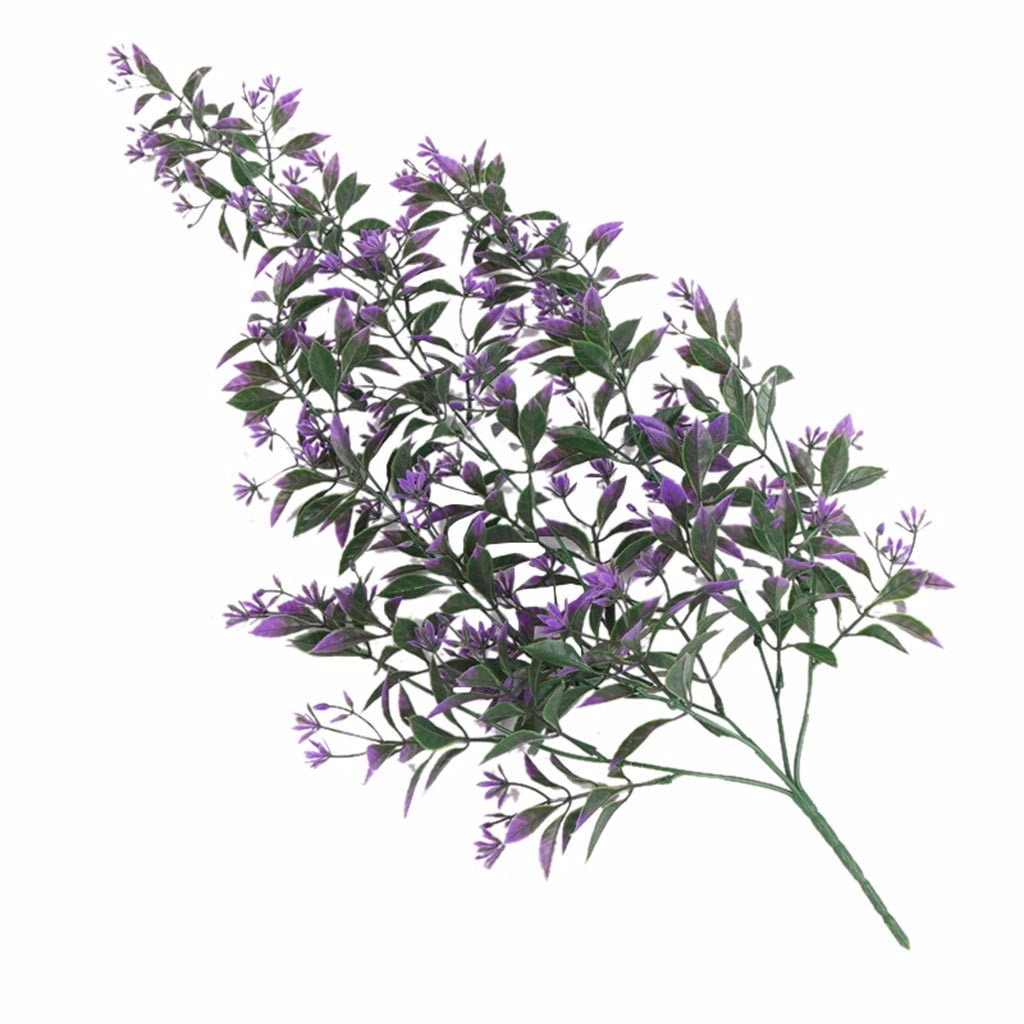 Artifical Violet Bracketplant SET Hanging Garland Vine Flower Traling Set