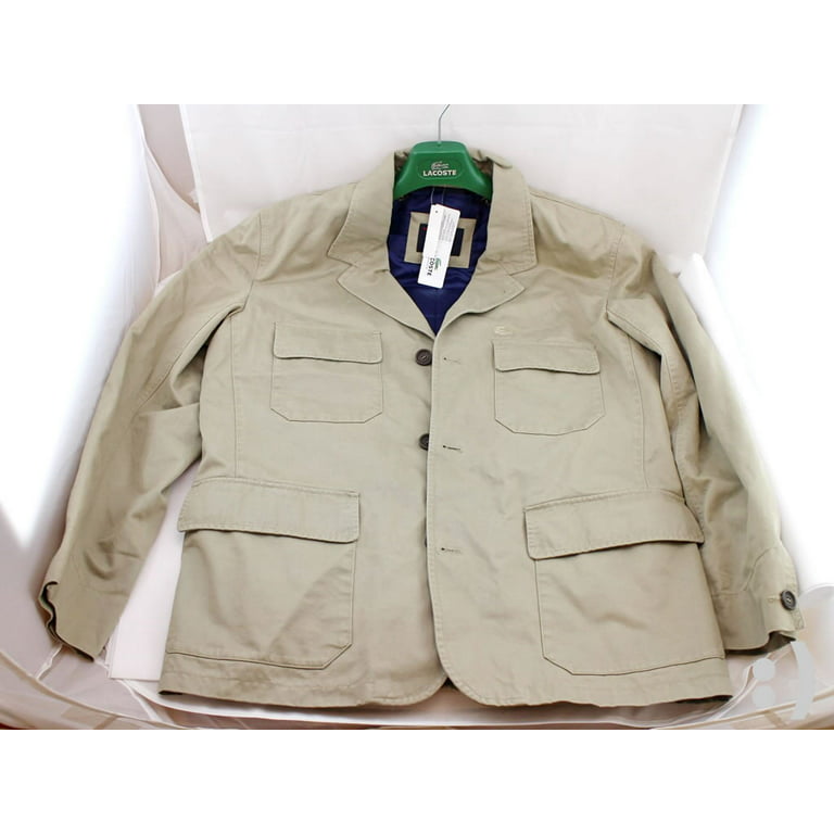 AUTHENTIC $350 Lacoste Men's Windbreaker Jacket RN 87651-CA 16998 Size M - Walmart.com