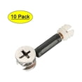 thumbnail image 1 of Unique Bargains 10 Ensembles de Raccords de Meubles 15mm OD Cam avec Écrou Pré-Inserté, 1 of 1