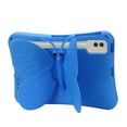 thumbnail image 5 of TECH CIRCLE Shockproof Case for Samsung 12.4" Galaxy Tab S9FE+/S9+/S8+/S7FE/S7 Plus Tablets - Cute Butterfly Hard Case, 360 Degree Rotating Stand, Lightweight Cover for Kids/Boys/Girls, Blue, 5 of 6
