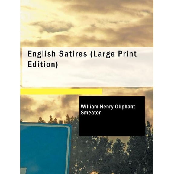 English Satires, (Paperback)