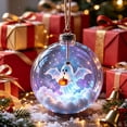 thumbnail image 4 of sruoe Halloween Transparent Scene Ball, Ghost Cottage Hanging Sphere, Halloween Party Supplies, Halloween Decorations for Tree Window Entryway, 4 of 6