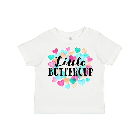 Inktastic Little Buttercup Hearts Boys or Girls Toddler T-Shirt