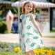 thumbnail image 5 of Fotbe Turtle Vestido de Dormir para Niñas de 3 a 10 Años, Mangas Cortas, Estilo Princesa, Pijama Camisón con Mangas Voladas-X-Large, 5 of 6