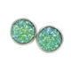 thumbnail image 3 of Pendientes Gotas Minnieouse Acero Inoxidable Galvanoplastia fina Verde, 3 of 6
