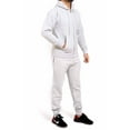 thumbnail image 2 of Cottmark Men’s Tracksuit, Zip Hoodie & Joggers Set, Heather Grey, Size XL, 2 of 6