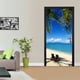 thumbnail image 2 of Simulación Paisaje costero 77x200cm Etiqueta de puerta 3D Bodega Foto Mural Trompe l'oeil Calcomanías de pared PVC Papel tapiz impermeable para dormitorio Baño Cocina Decoración Pegatinas de puerta, 2 of 5