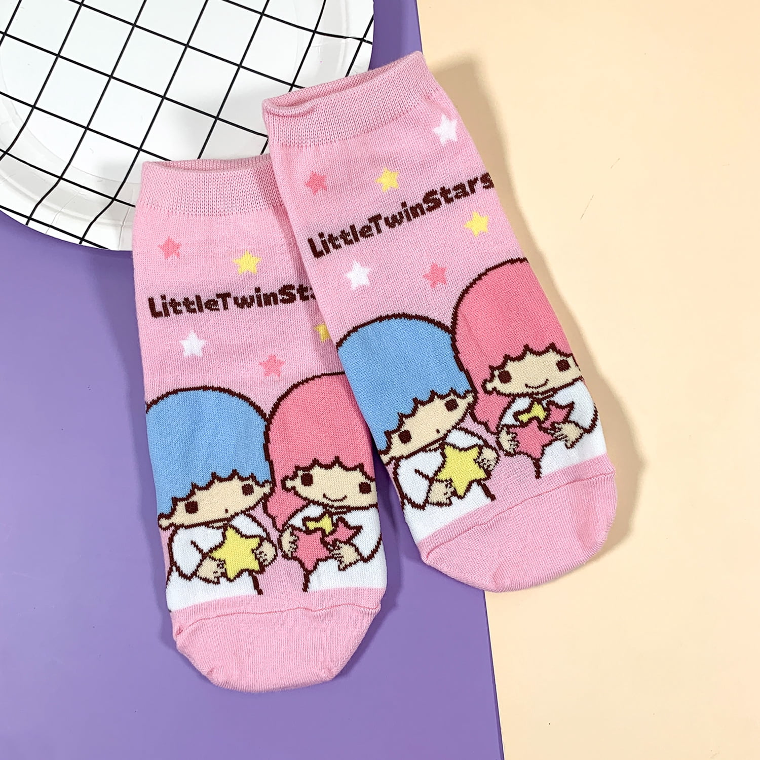 Hello Kitty Official Licensed Women's Ankle,  Cute Character Design, 8 pack Set Collection