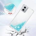 thumbnail image 4 of Slim Fit Phone Case for Motorola G 5G 2023,Soft TPU Glitter Liquid Quicksand Effect Silicone Stylish Case,Screen and Camera Protection Cover for Moto G 5G 2023,LSWT Silvery Blue, 4 of 14
