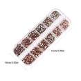 thumbnail image 4 of Vogacara 1 bolsa de cristal llamativo fácil de pegar diamantes de imitación para uñas artesanía DIY diferentes estilos dulce regalo para teléfono Juegos de manicura tipo 6 Vogacara CE012309-08, 4 of 6