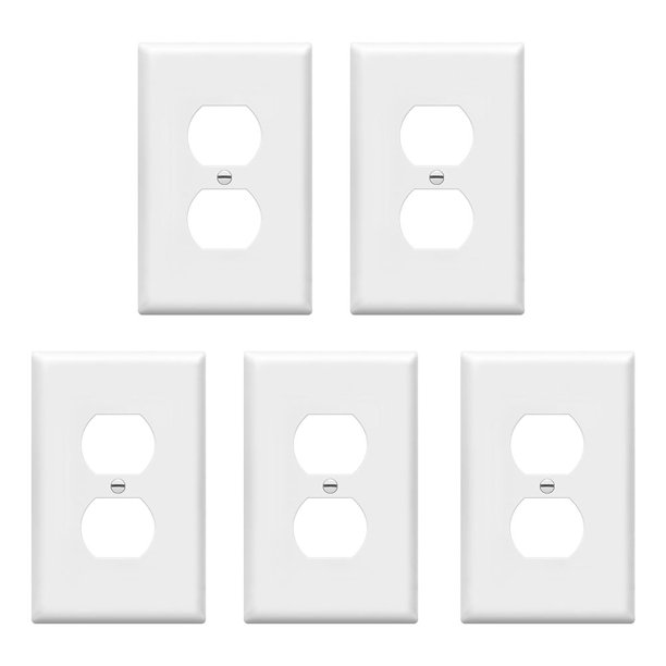 Placa Sin Tornillo Pared La Del Interruptor 5/10pcs Termoplástico A Prueba Polvo para