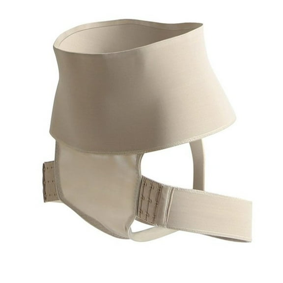 Women's Plus Size Wide Band Firm Waist Cincher Tummy Slimmer Thong Corset Hooks Shapewear Nude 3XL