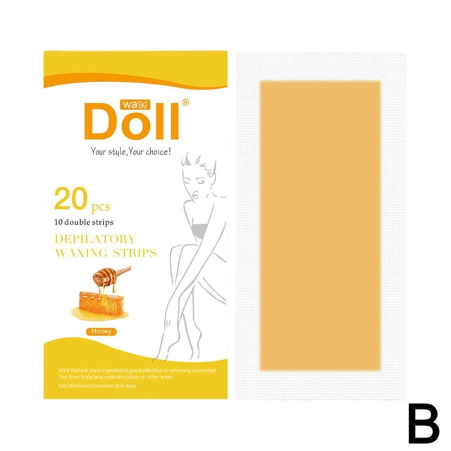 Bandes de Cire Dépilatoire pour Mollets et Aisselles