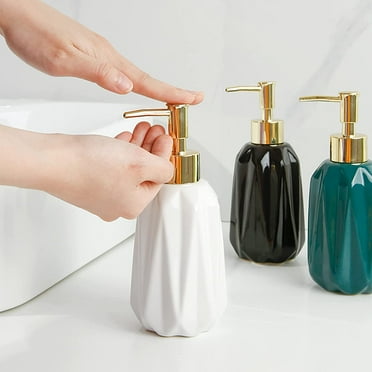 White Ceramic 10 oz Soap & Lotion Dispenser