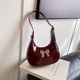 thumbnail image 3 of 2033 Bolso Hombro Brillante Charol Bolso Media Bolso Cruzado para Axila (rojo) Rojo, 3 of 8