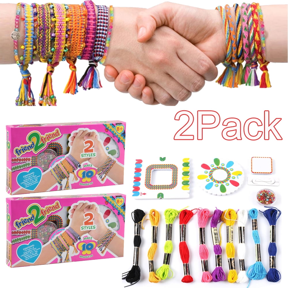 Friendship Bracelet Kit, DIY Crafts Girls and 50 similar items